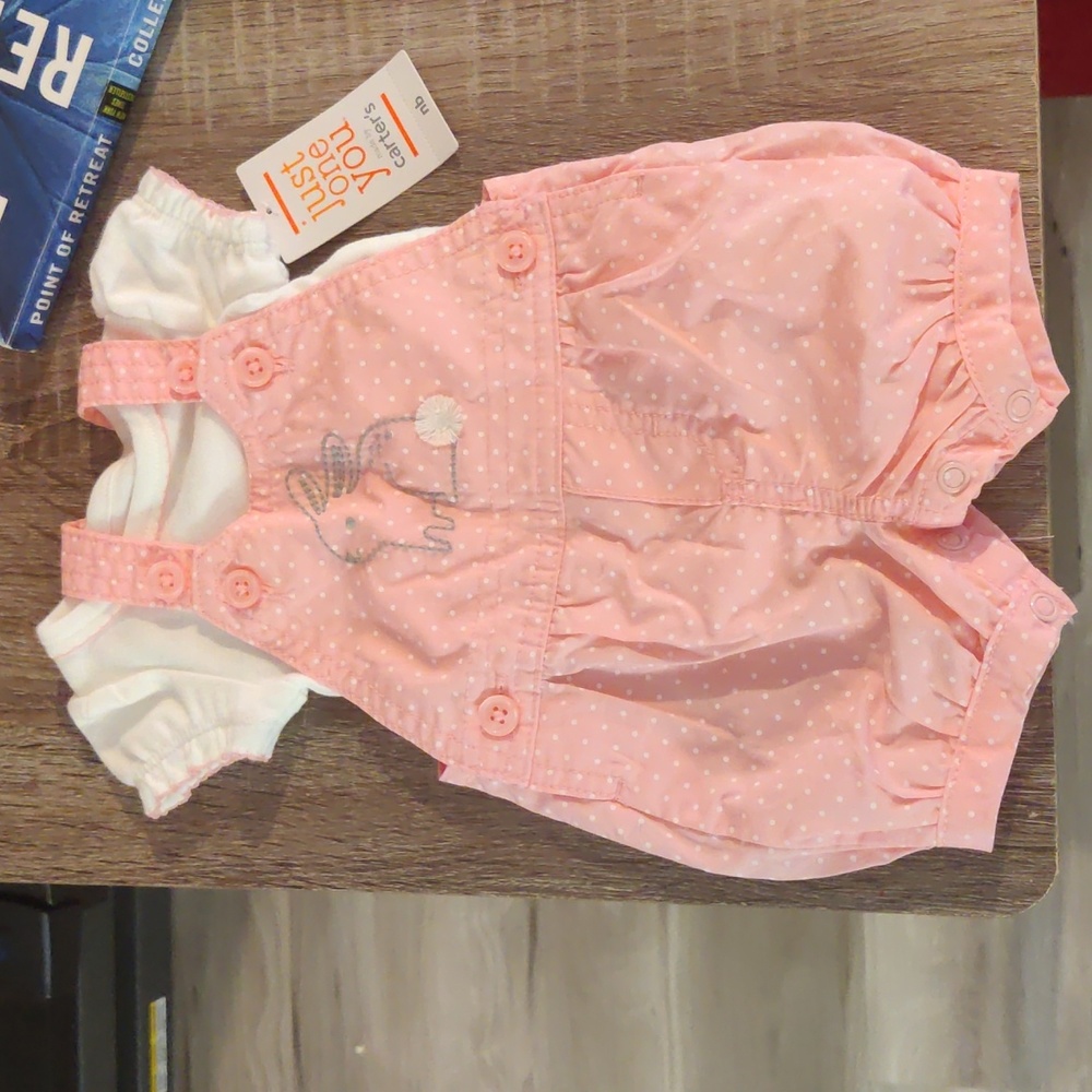 Carter's overalls and onesie